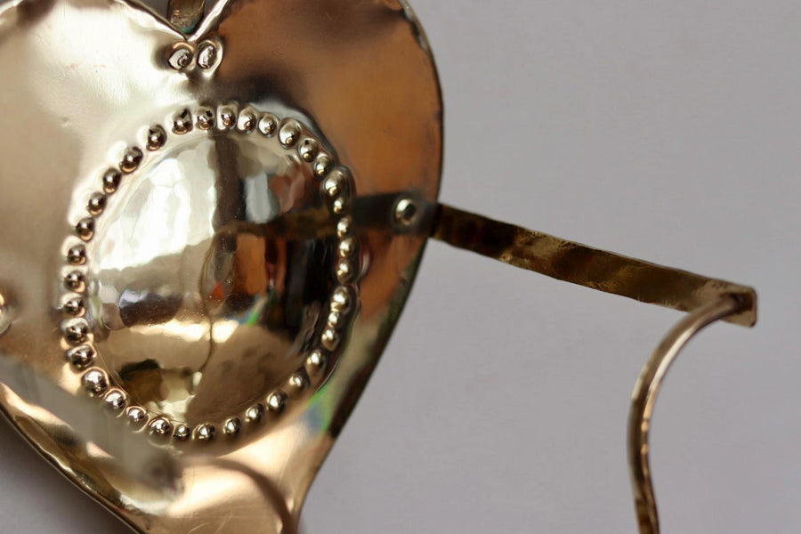 Pair Of Mid Century Swedish Brass Sconces by Ahrneberg Sweden