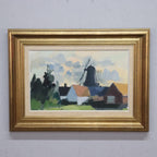 “Village with Windmill” by Stig Wernheden