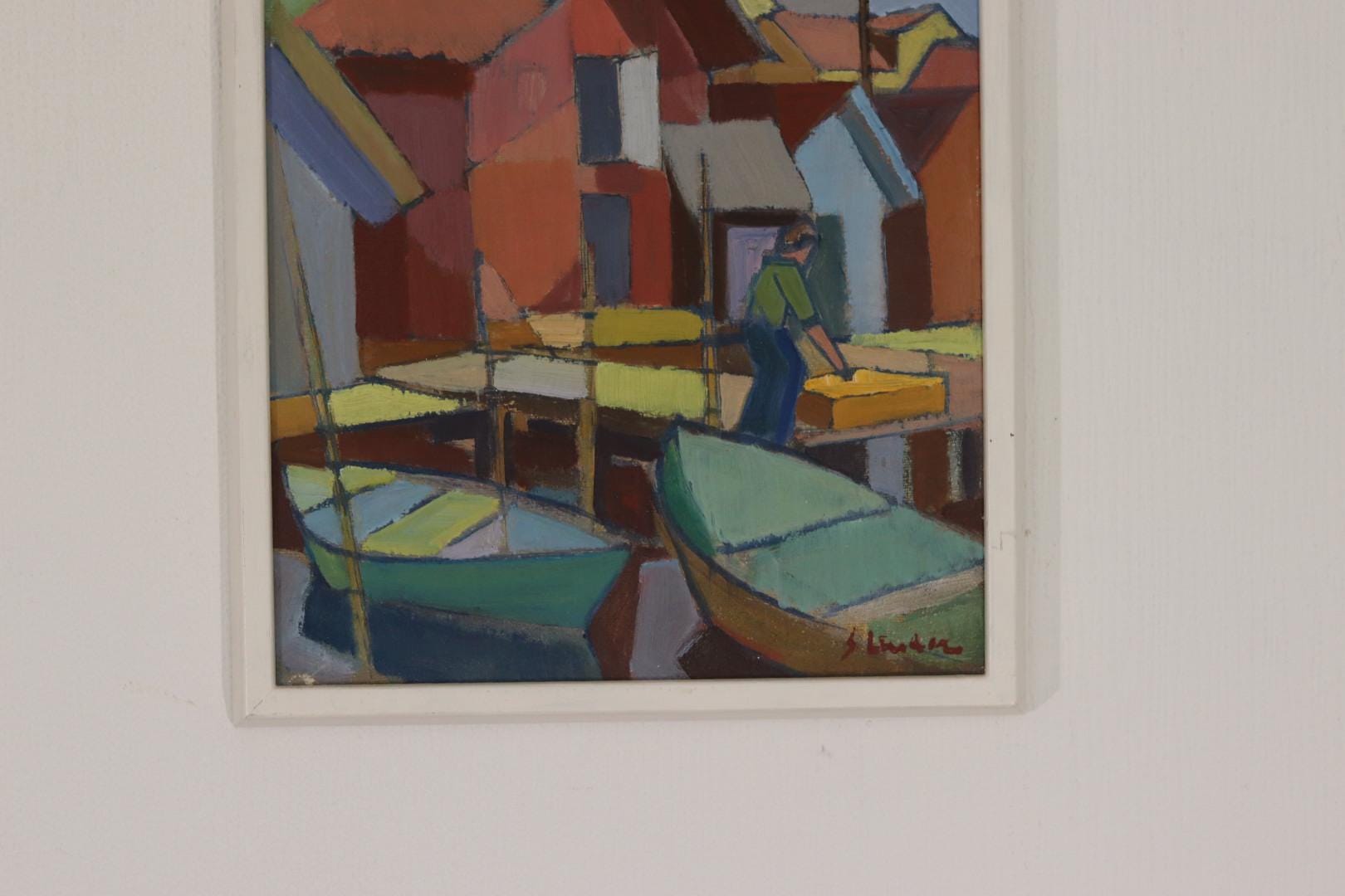 “Houses and Boats” by Helge Linden