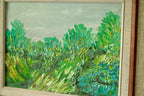Mid-Century Original Oil on Canvas – “Vibrant Landscape”