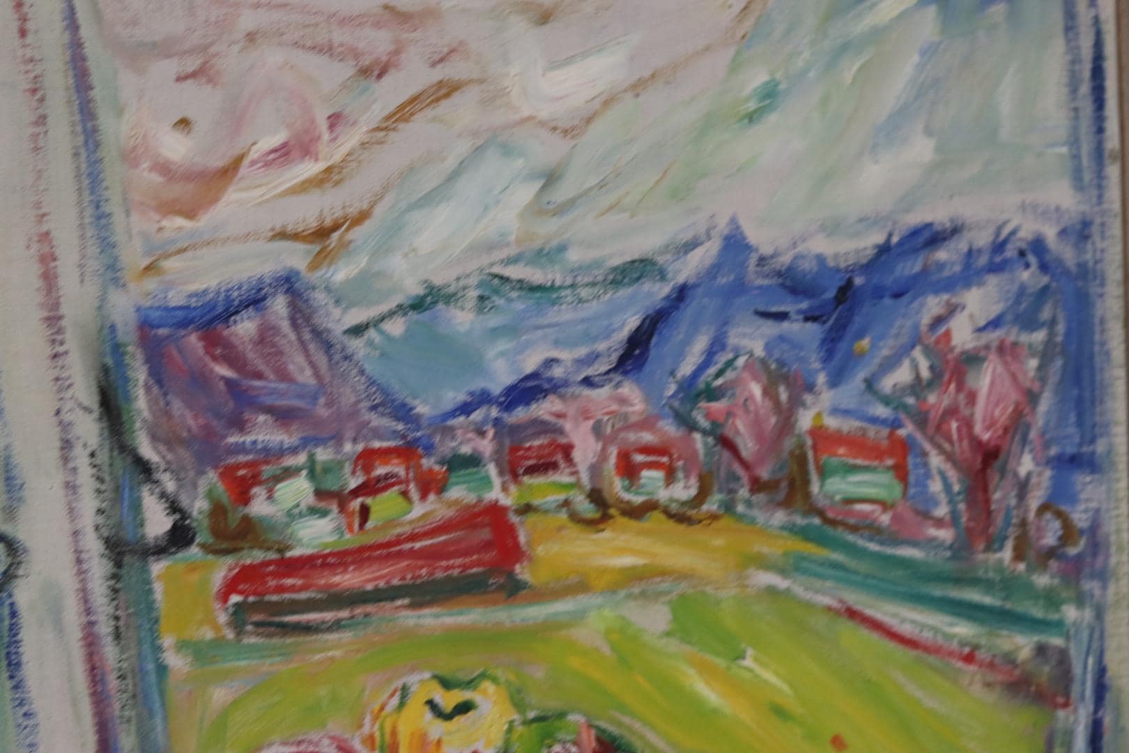 “Landscape with Still Life” by Wilhelm W. (Attributed)