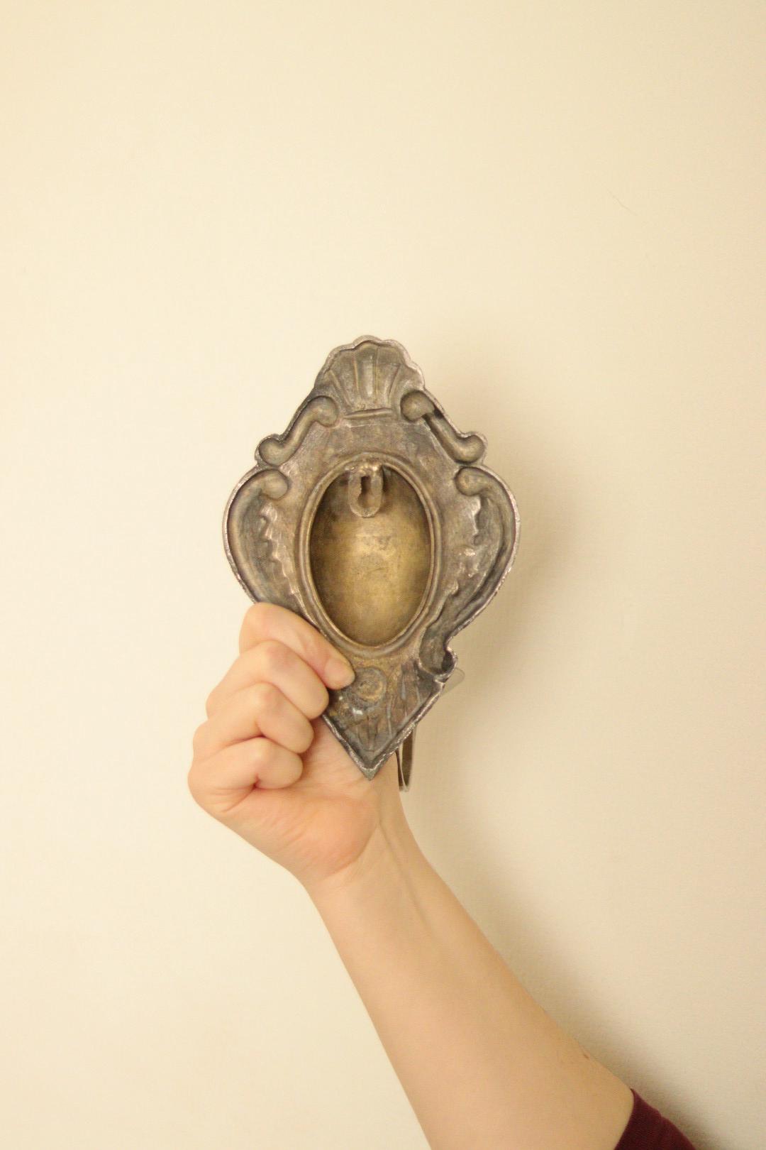 Pair of Mid Century Swedish Pewter Sconces