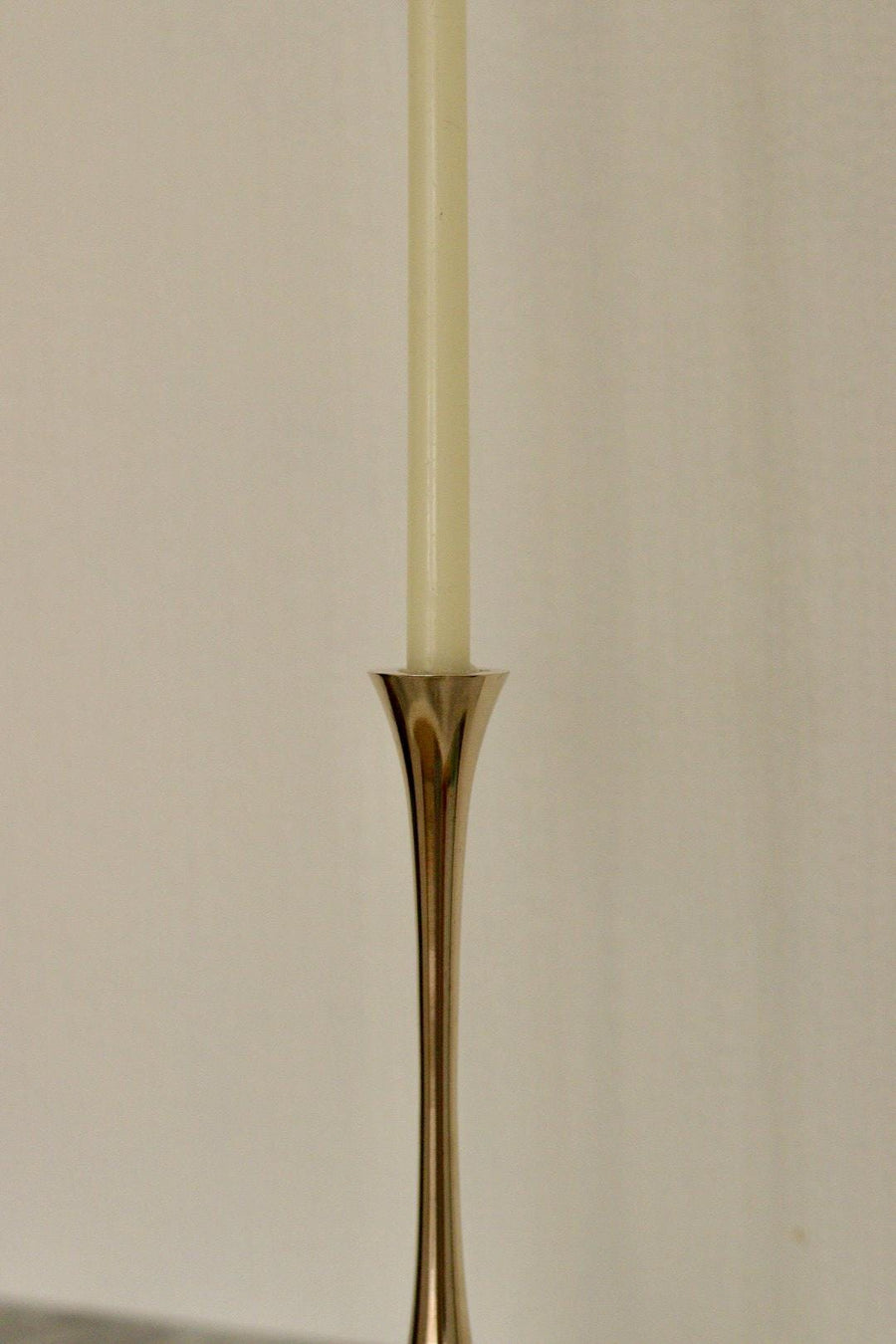 Pair of Mid-Century Brass Candle holders