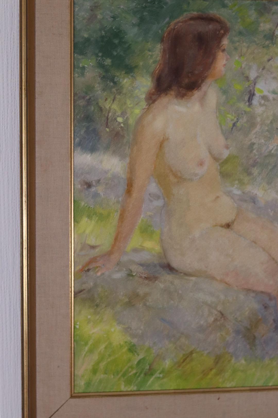 “Sitting Woman” by Karl Vilhelm Anstensen