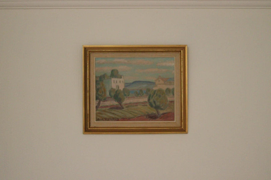 “Landscape with Buildings” by Erik Ulfonberg