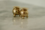 Pair of Mid-Century Swedish Brass Candle Holders by Skultuna