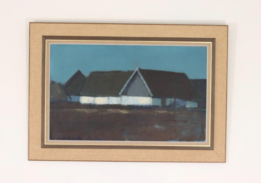 “Farm House Against a Blue Sky” by Bengt Hillgrund