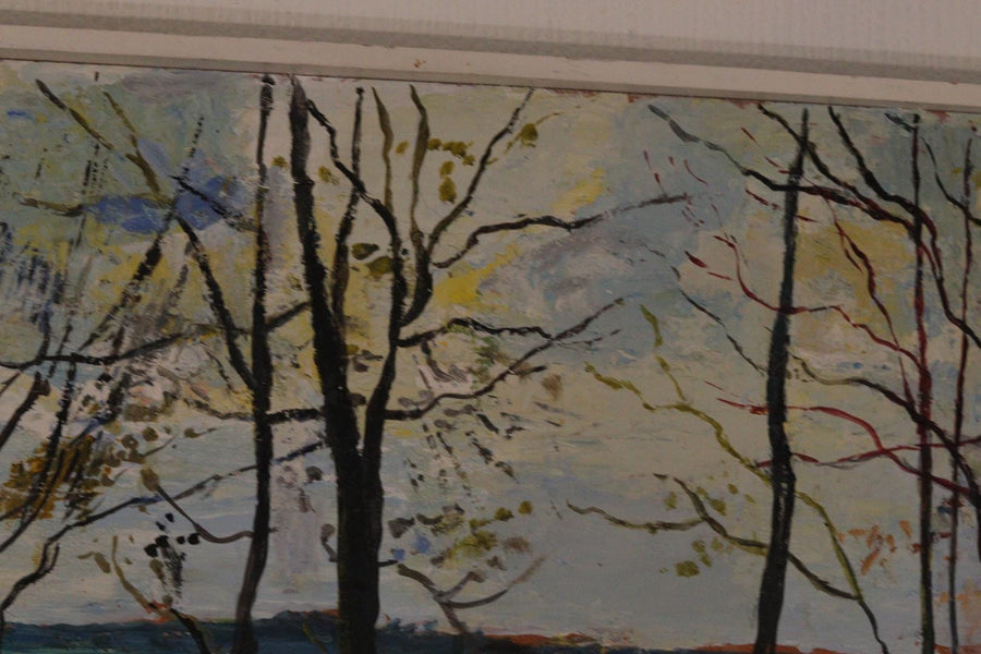 “Landscape with Trees” by Harry Sahlin