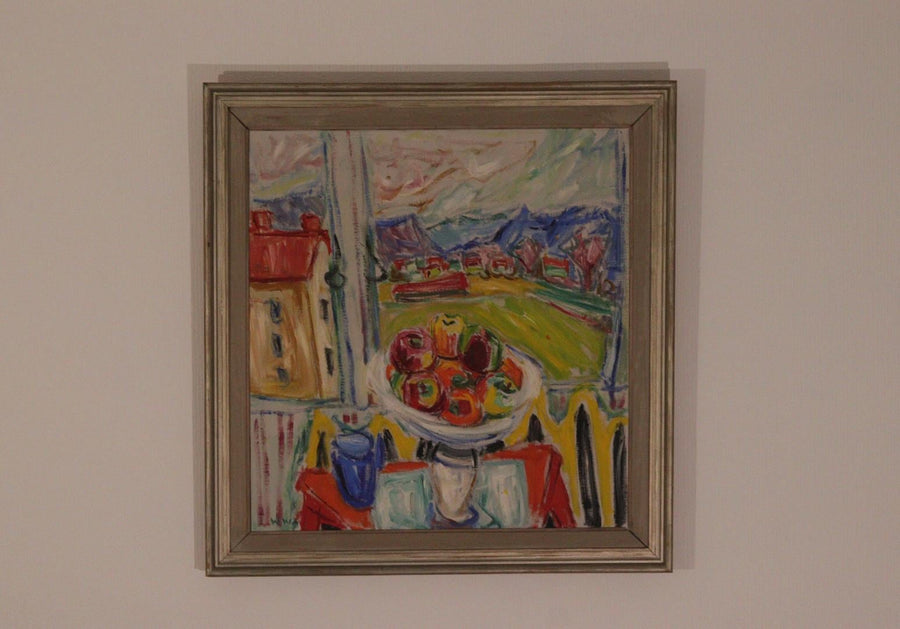 “Landscape with Still Life” by Wilhelm W. (Attributed)