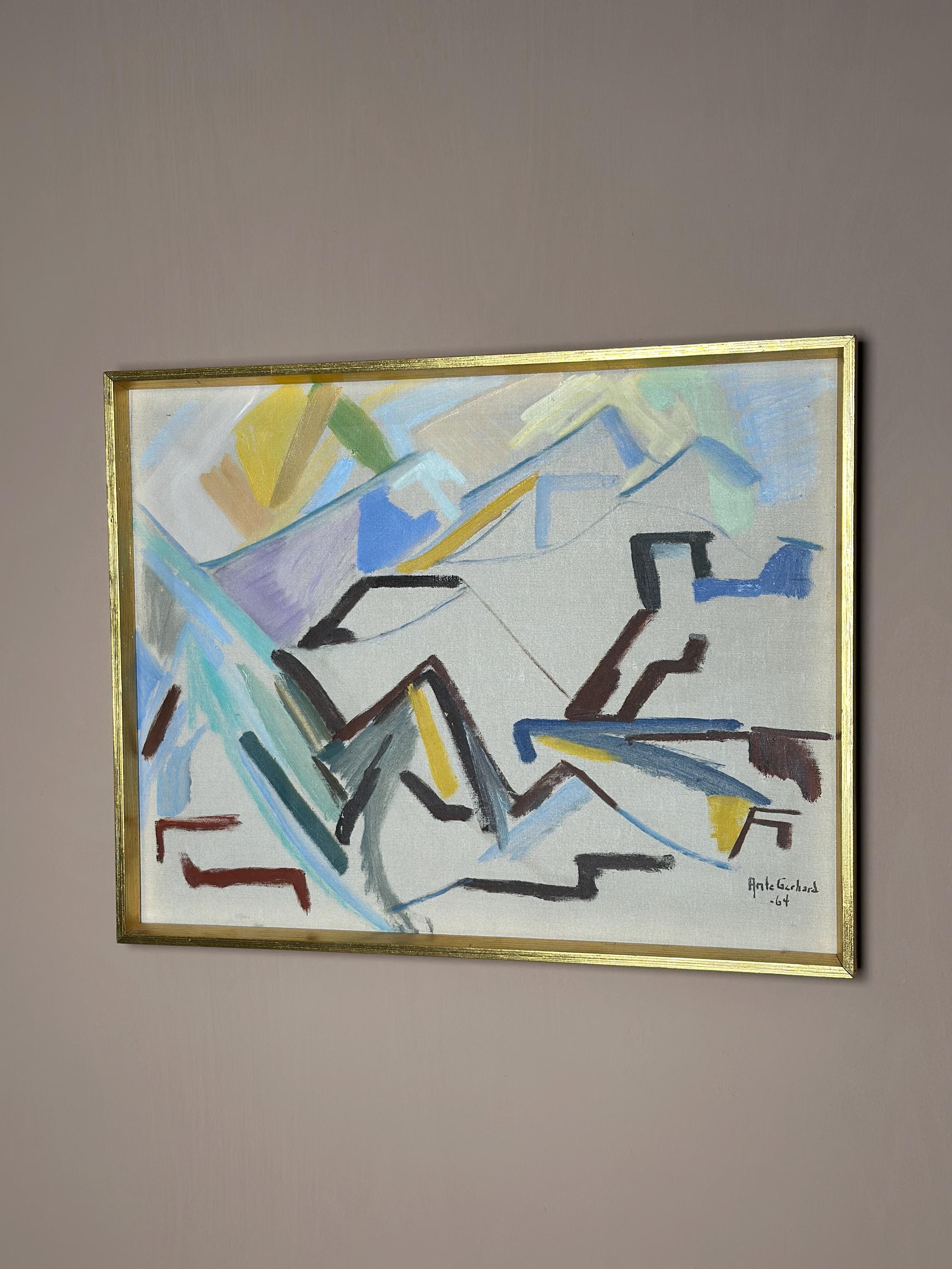 “Abstract Landscape” by Ante Gerhard