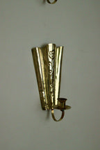 Pair of Vintage Brass Swedish Sconces