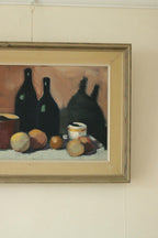 Original Swedish Oil on Canvas Painting "Still Life Arrangement"
