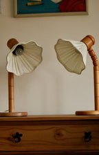 Vintage Pine Table Lamp by Solbackens Svarveri, Sweden, 1970s