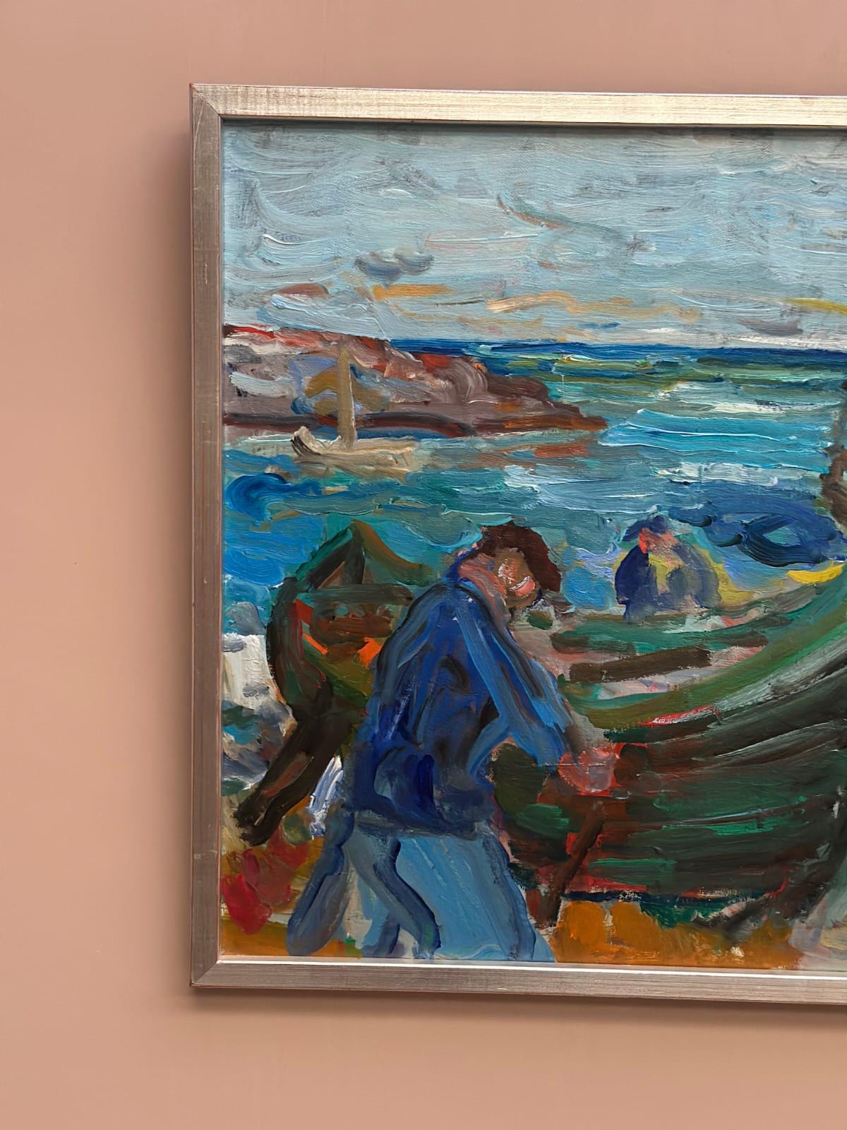 “Coastal Scene with Fishermen” by Eric With