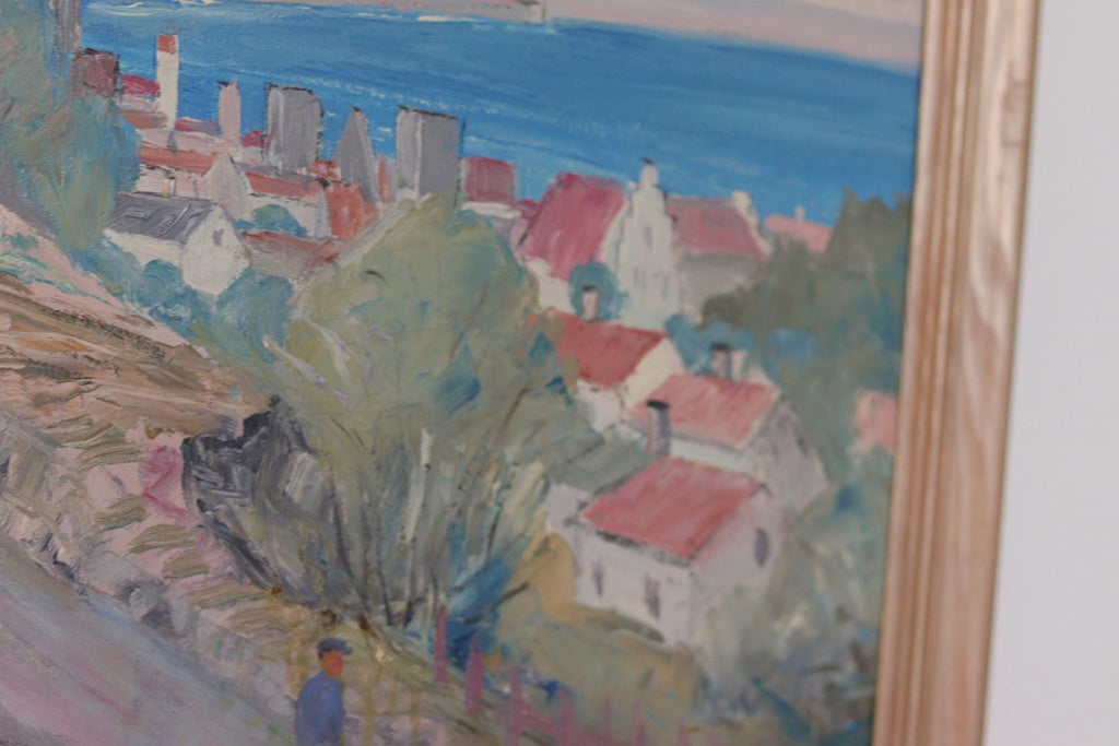 “Village Scene II” by E. R. Olsson