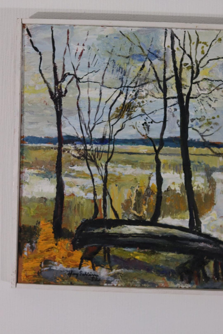 “Landscape with Trees” by Harry Sahlin