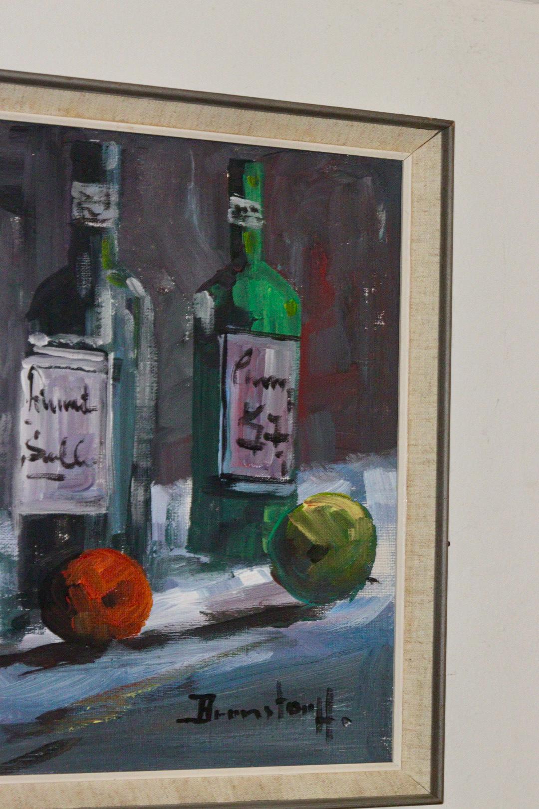 "Still Life, Wine and Fruit  " by Bronstolf