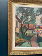 “On Bicycle” by Oskar Person – Signed
