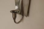 Pair of Mid Century Swedish Pewter Sconces by Svenskt Tenn