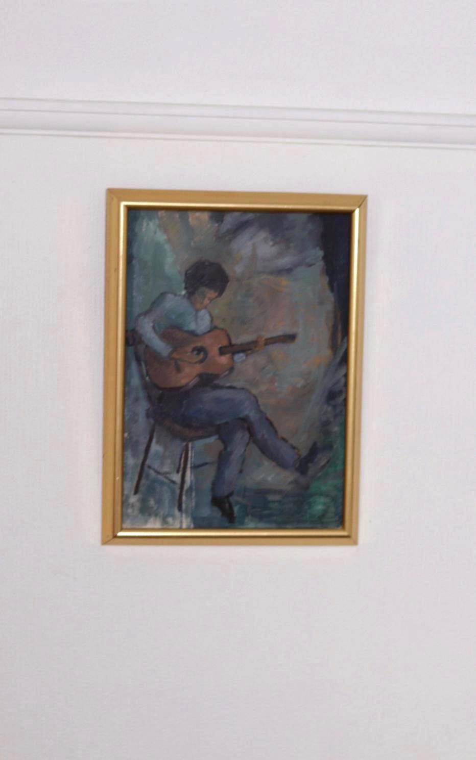 “Troubadour with His Guitar” by Calle Svensson – Åmål, Dalsland