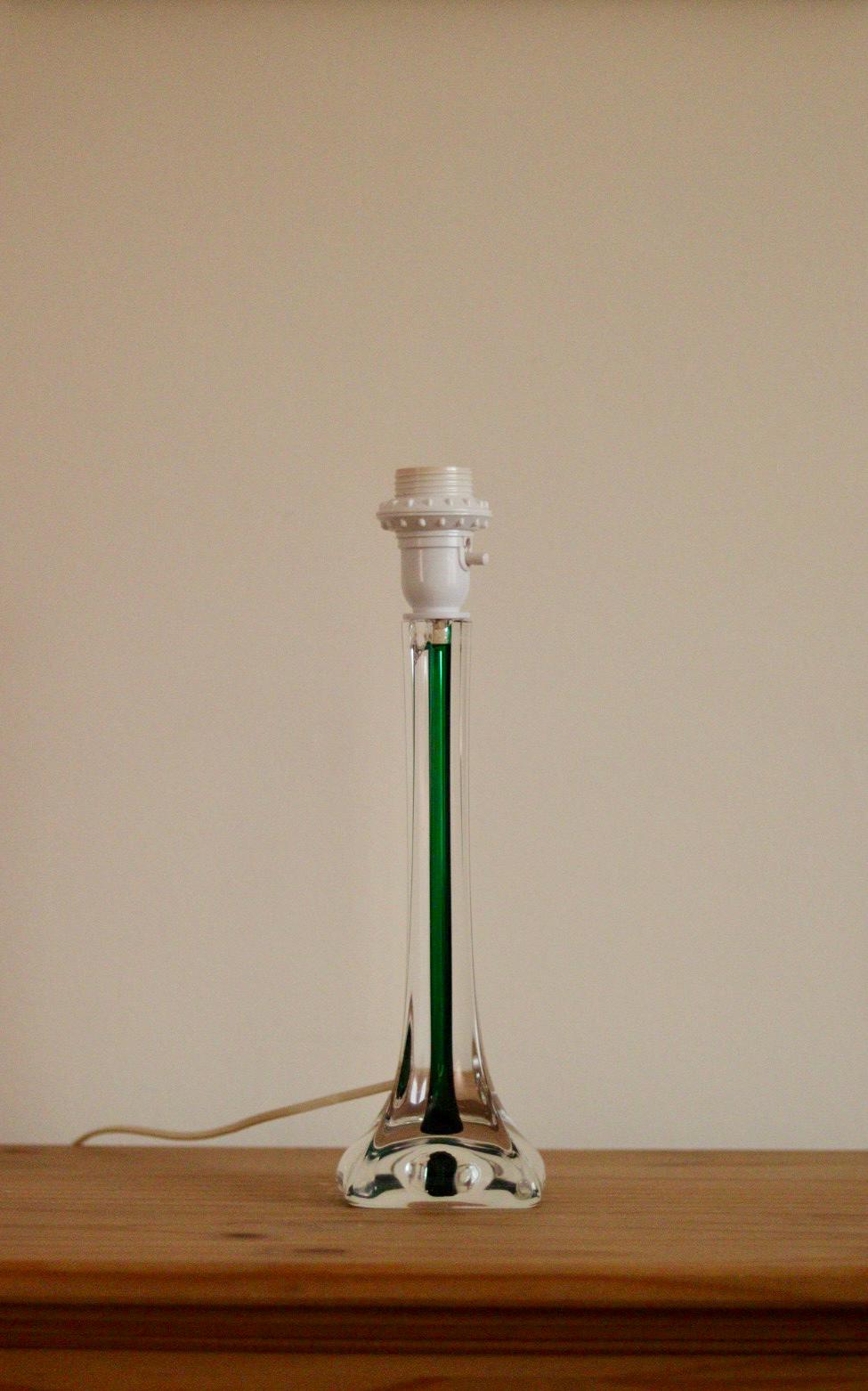 Vintage Glass table lamp by Hannelore Dreutler, Studio Åhus, Sweden, 1990's