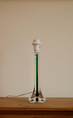 Vintage Glass table lamp by Hannelore Dreutler, Studio Åhus, Sweden, 1990's