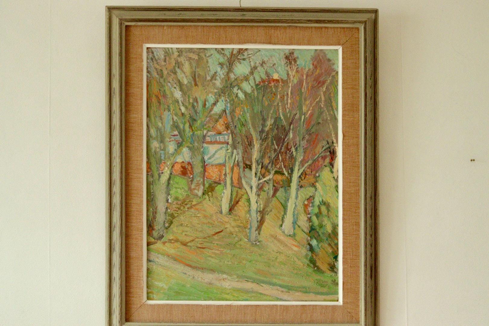 Original Swedish Oil on Panel – “Autumn Landscape”