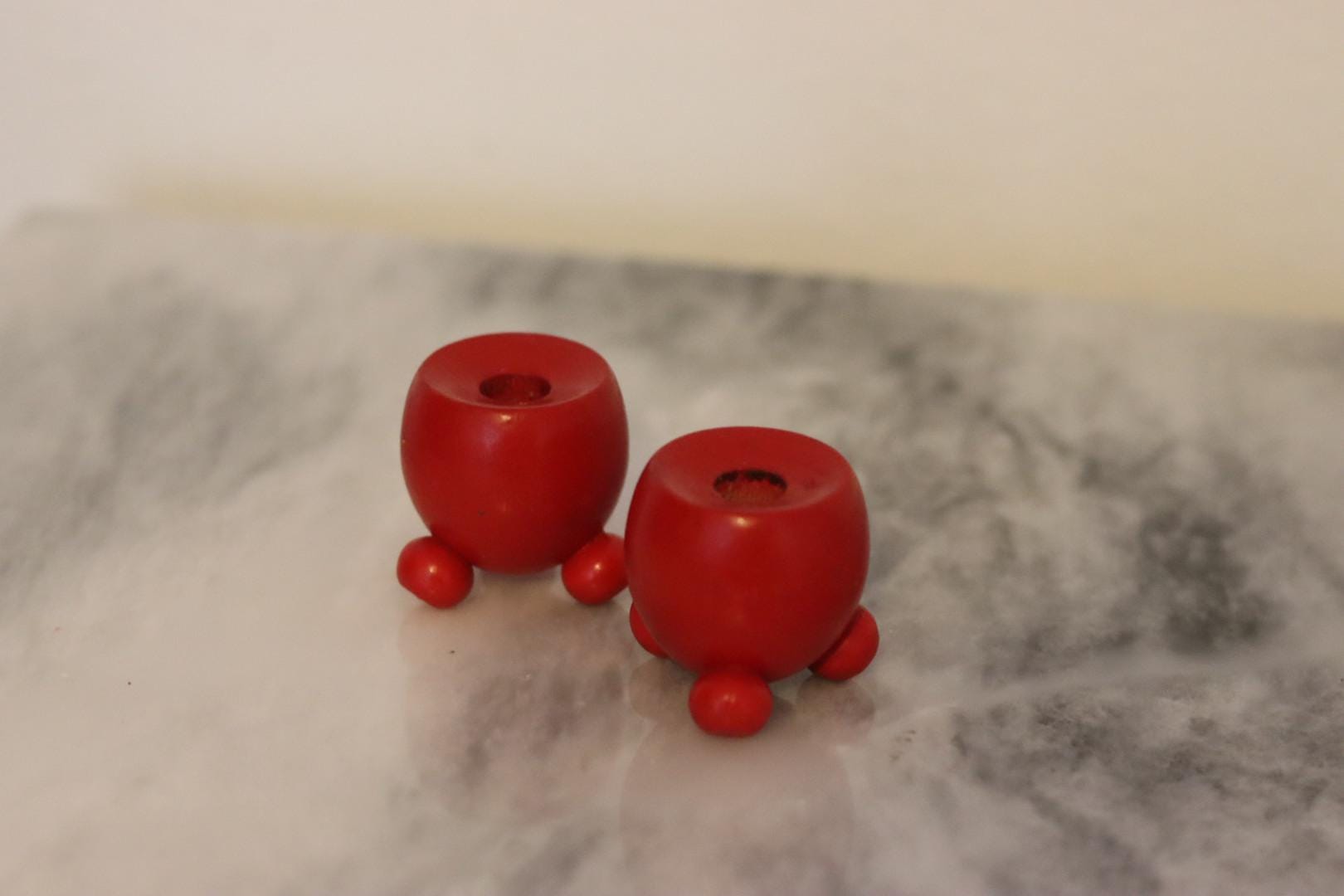 Pair of Small Dala Candle Holder