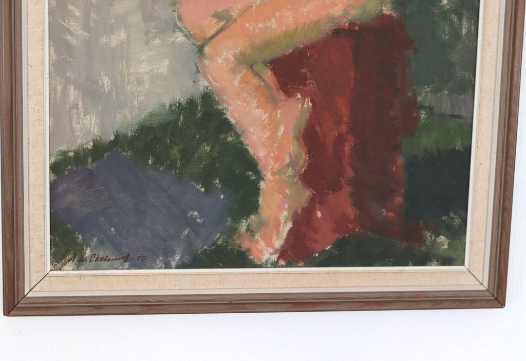 “Seated Model” by Axel Werner Ekelund