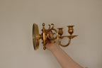 SINGLE Mid Century Swedish Brass Sconce by Skultuna