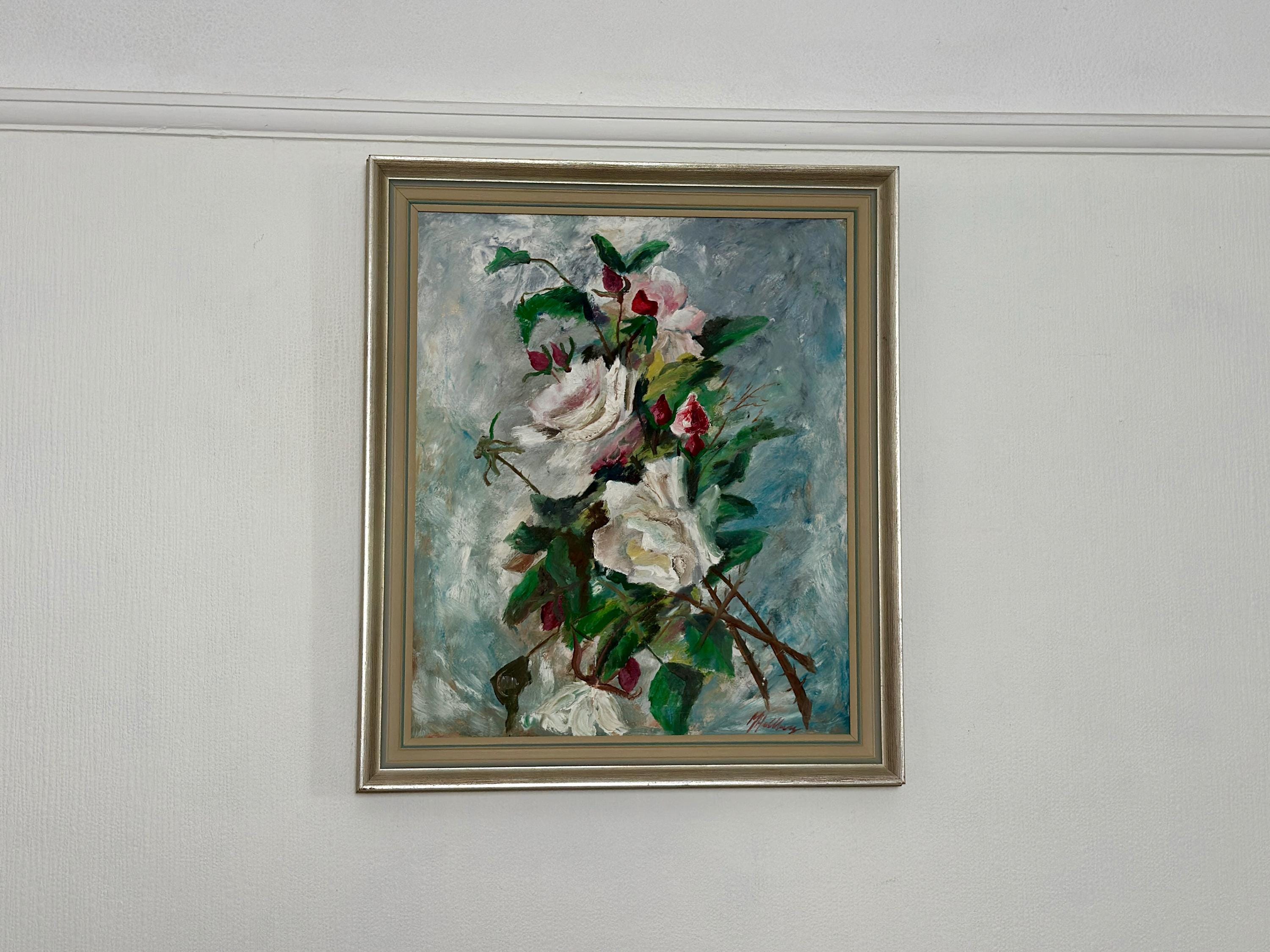 “Flower Still Life” By M. Hellberg