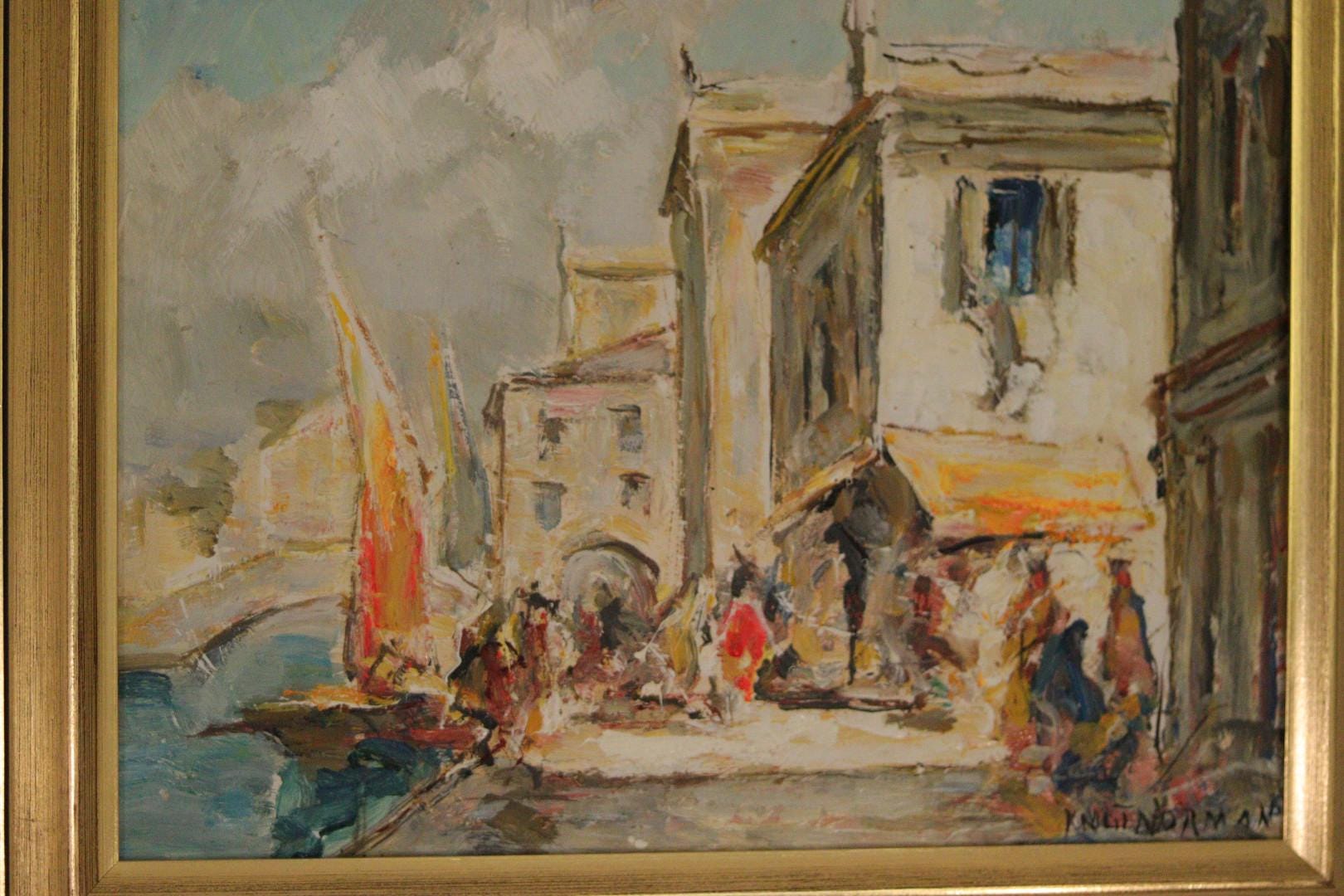 “Venice Scene” by Knut Norman
