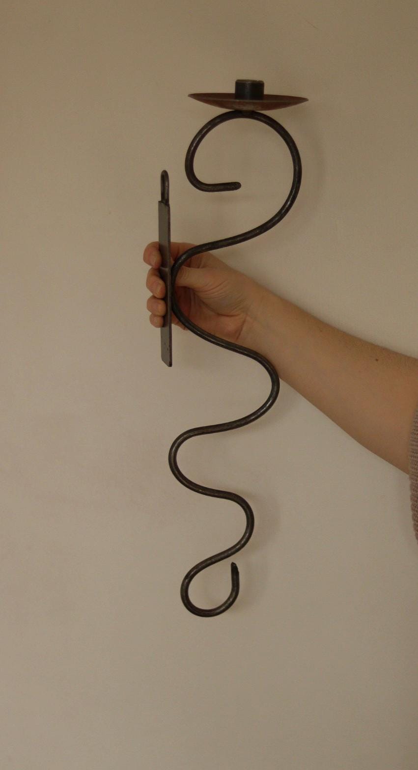 Pair of Mid-Century-Swedish Sconces with Black Coating