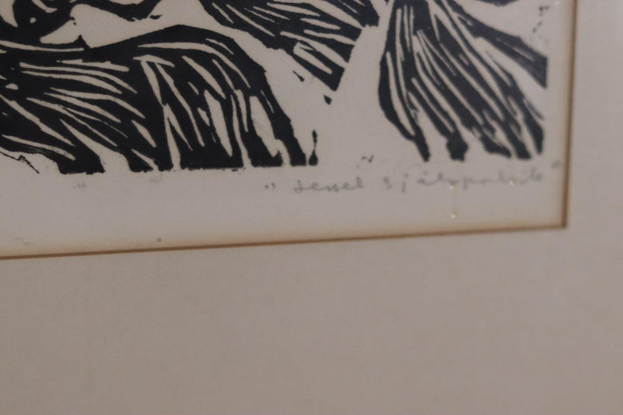 Woodcut by Kerstin Abram Nilsson