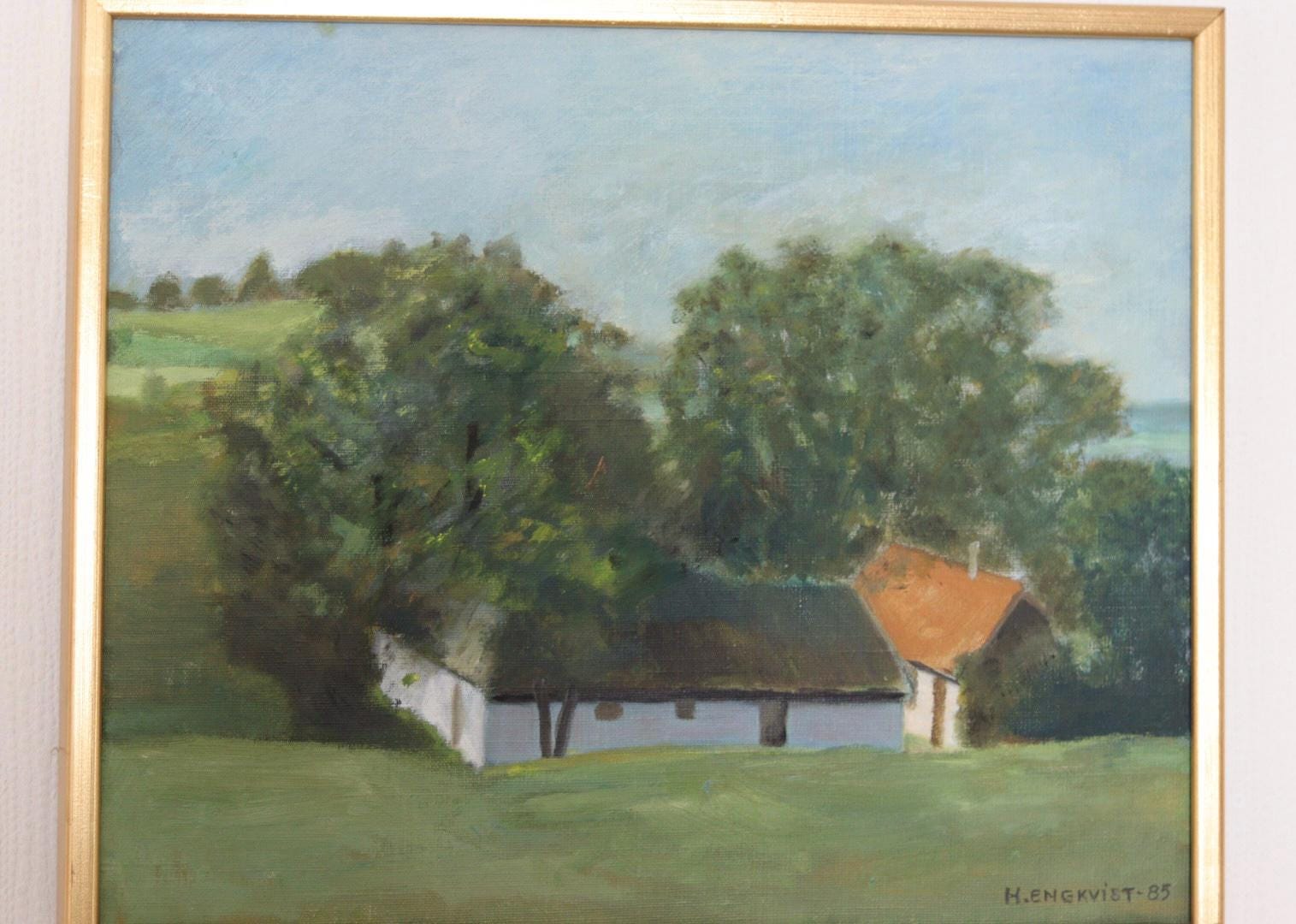 “Landscape with Farm” by H. Engkvist