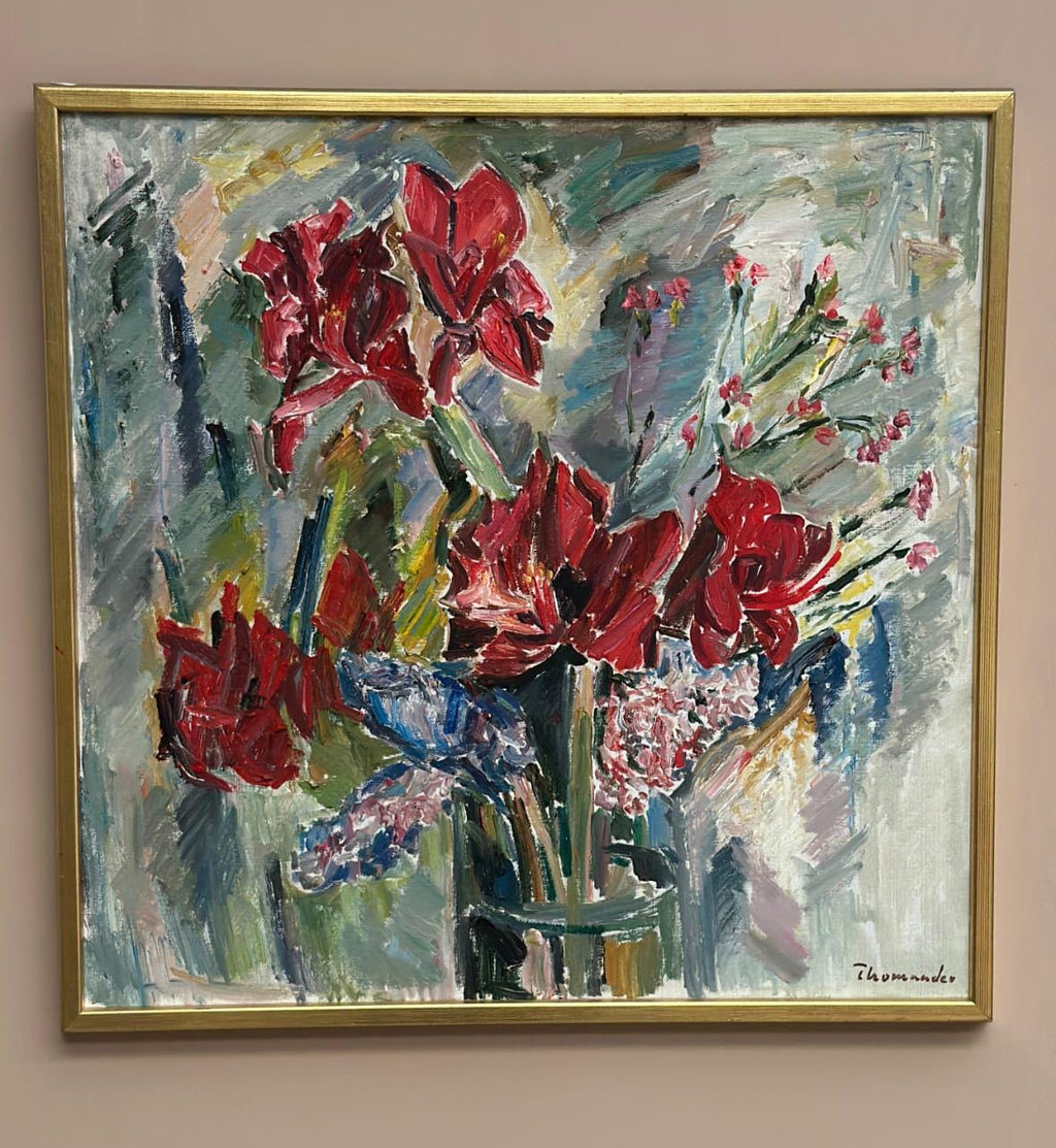 “Amaryllis and Hyacinths” by Harry Thomander