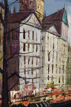 "City and Canal" by Valentine