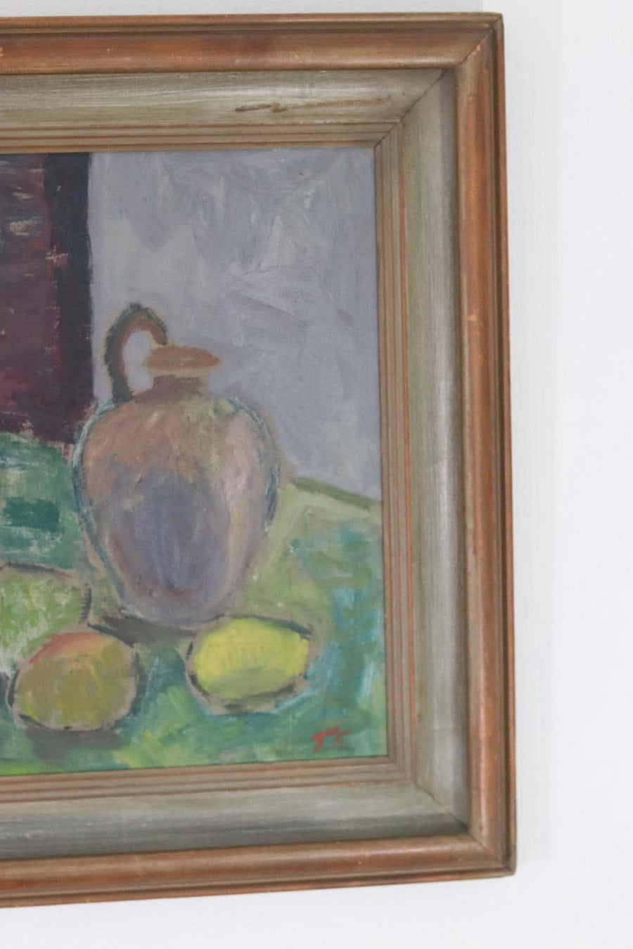 “Still Life: Vases and Fruit” by T.S.