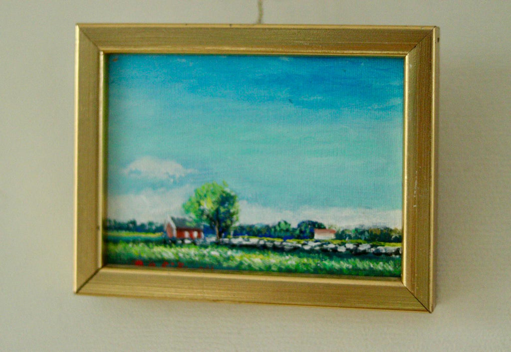 "Landskapsmotiv" Bernt Olof Sjöwall