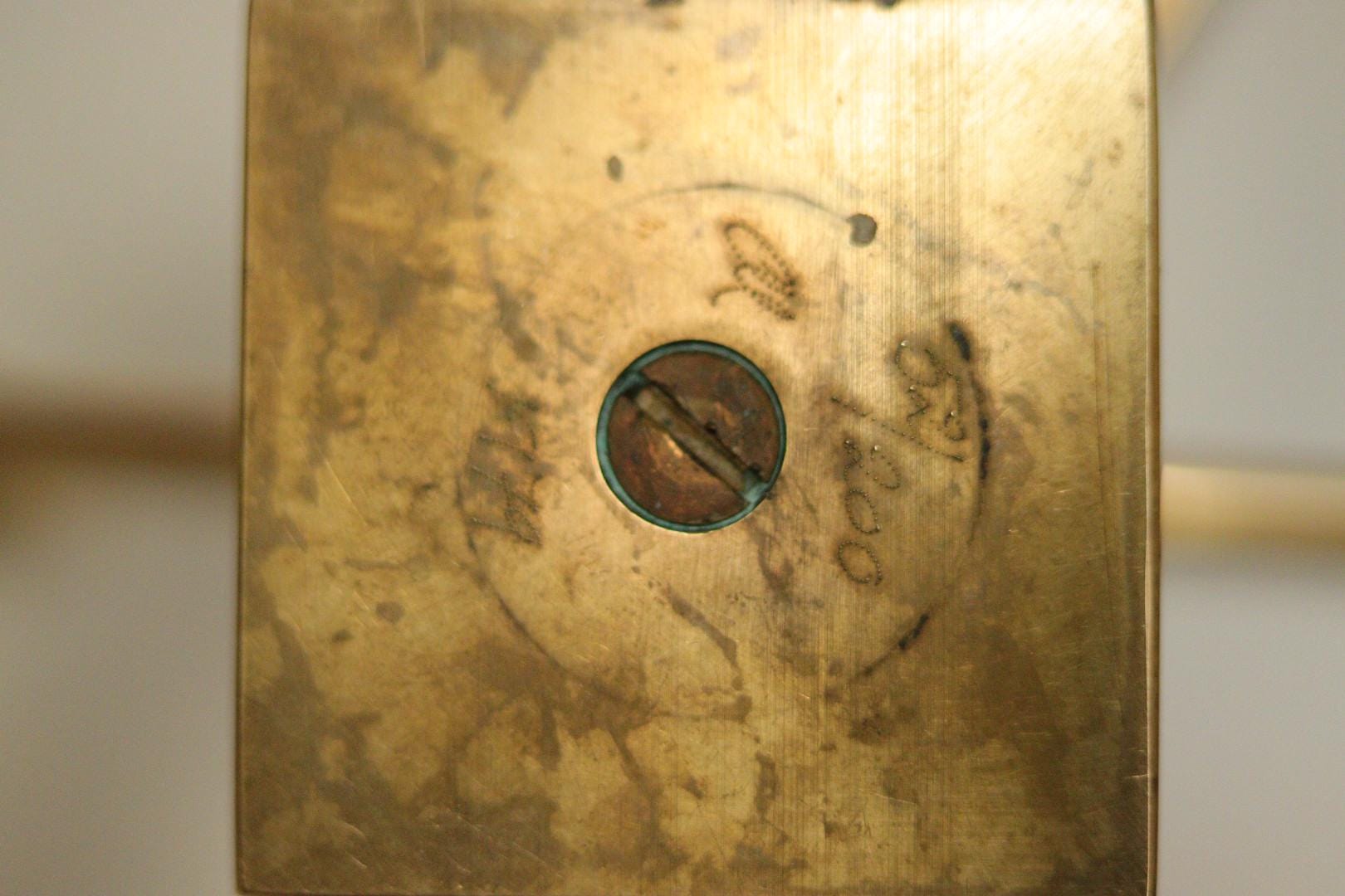 Swedish Vintage Brass Seven Arm Candelabra By Gusum