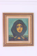 “Woman in Scarf” by Erik Larsen
