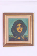 “Woman in Scarf” by Erik Larsen