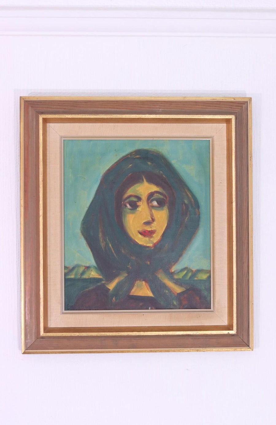 “Woman in Scarf” by Erik Larsen