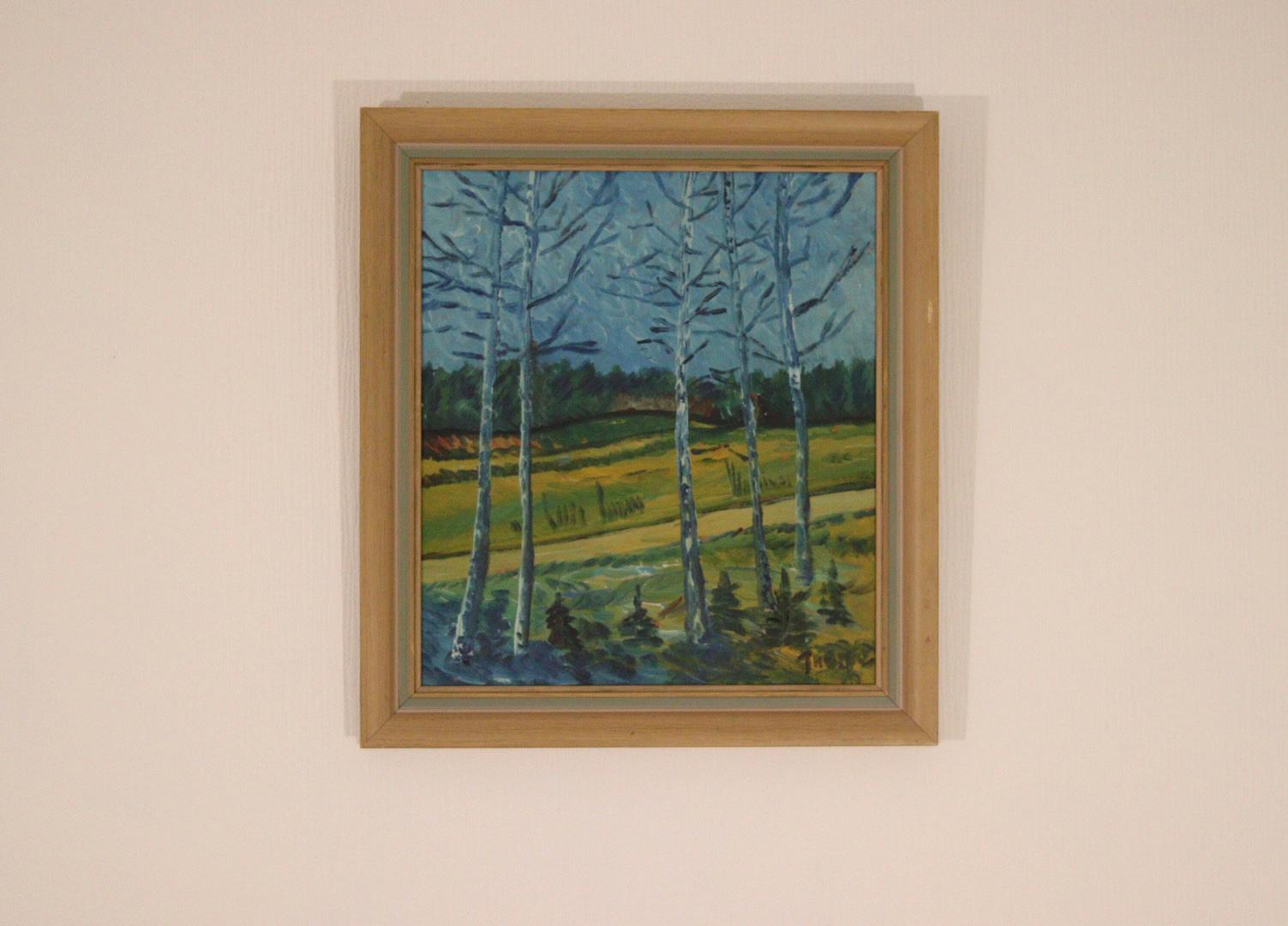 Landscape with Birches by Thorp