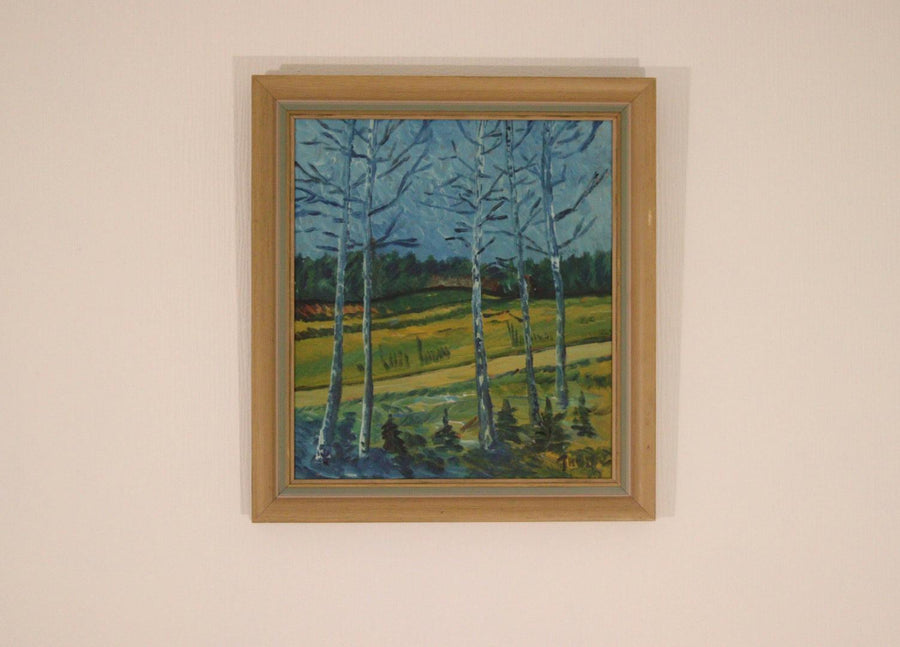Landscape with Birches by Thorp