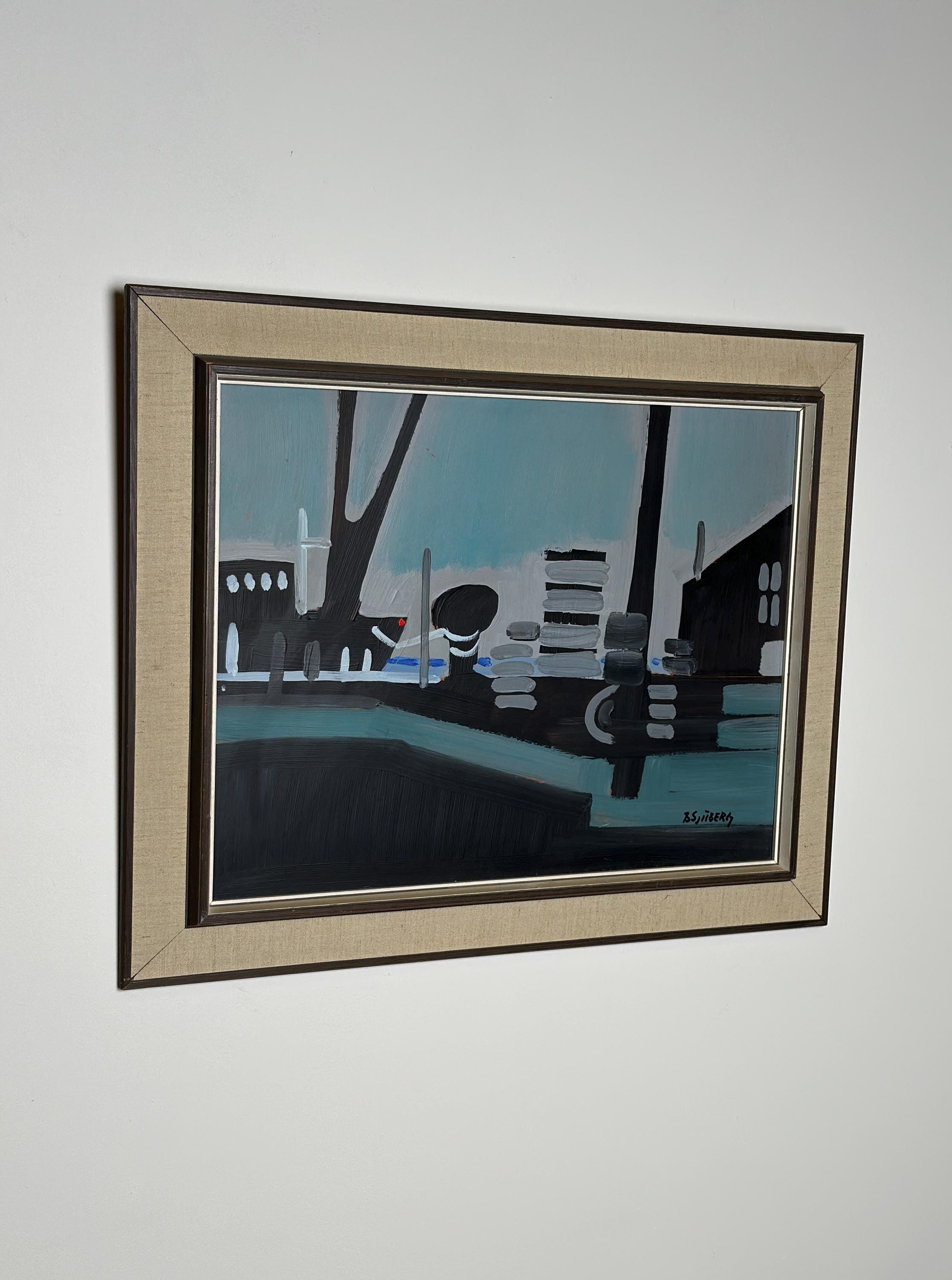 “Midnight Harbour” by BERTIL SJÖBERG