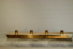 Mid-Century Swedish Brass Candelabra by Pierre Forsell for Skultuna