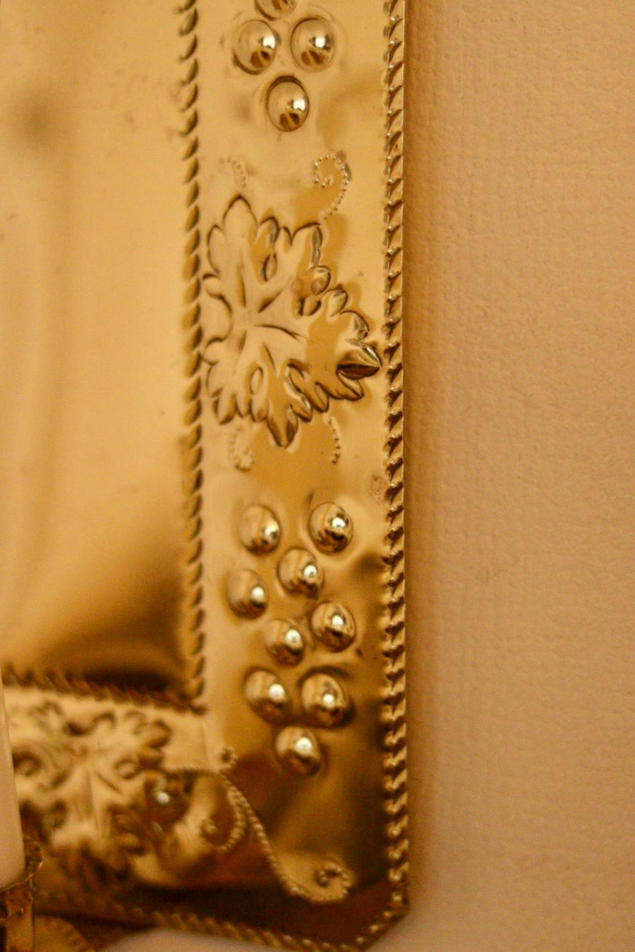 A Pair of Mid Century Swedish Brass Sconces