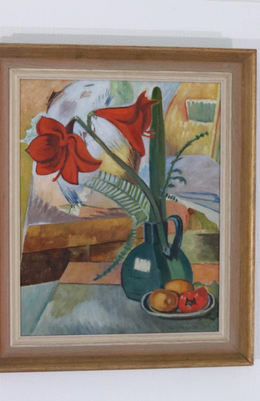 “Amaryllis and Fruit” by A. Lindblom