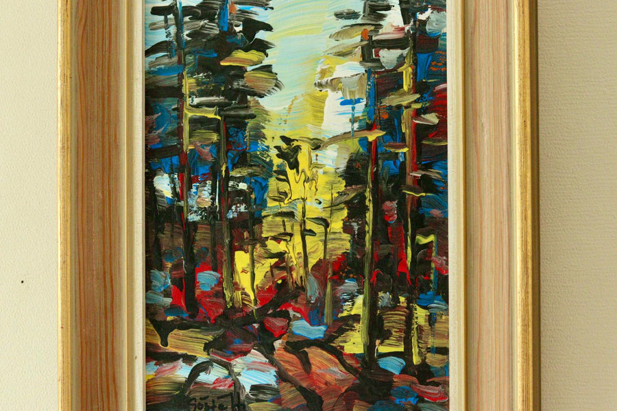 "Tall Trunks in a Large Forest" by Gösta Hilding